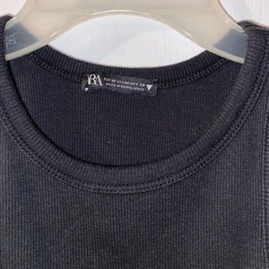 2 Zara high neck tanks